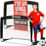 NET PLAYZ 4ftx3ft Easy Fold-Up Portable Training Soccer Goal, 36"D x 48"W x 36"H, Set of 2
