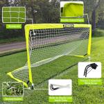 Soccer Goal for Backyard, 6.6X3.3FT Portable Soccer Net with Carrying Bag,Ground Stakes, Perfect for Backyard,Court,Field,Easy Setup,Great for All Levels and Ages