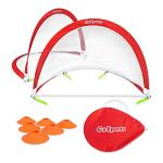 GoSports Portable Pop Up Soccer Goals - Set of 2