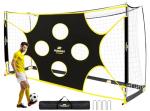 PodiuMax 16X7 FT Soccer Goal Target Net with 10 Highlighted Scoring Zones, Portable Soccer Field Equipment, Backyard Shooting Training Football Goal Net