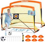 Dimples Excel Soccer Goals Kids Net for Backyard 7x5, 5x3.6, 4x3, 3x2.2 FT
