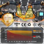 Dimples Excel Soccer Goals Kids Net for Backyard 7x5, 5x3.6, 4x3, 3x2.2 FT