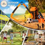 Dimples Excel Soccer Goals Kids Net for Backyard 7x5, 5x3.6, 4x3, 3x2.2 FT