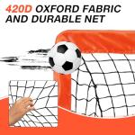 2 Pack Portable Pop Up Soccer Goals for Kids