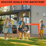 2 Pack Portable Pop Up Soccer Goals for Kids