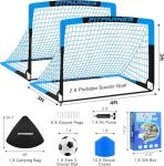 Kids Backyard Soccer Goal Set with Accessories