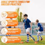 Bearwill Kids Soccer Goals Set of 2, 4x3ft