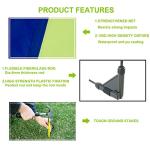 Poray Portable Soccer Goal Set with Markers