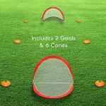 GoSports Portable Soccer Goals with Agility Cones
