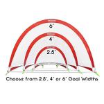 GoSports Portable Soccer Goals with Agility Cones