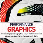 Franklin Sports Official Size 5 Soccer Ball with Pump