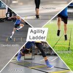 20ft Adjustable Agility Speed Ladder for Training