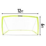 Franklin Sports Portable Soccer Goal, 12' x 6