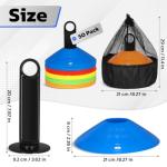 GHB Multicolor Soccer Training Cones Pack
