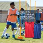 24 Pack Team Soccer Pinnies Vests for Practice