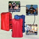 24 Pack Team Soccer Pinnies Vests for Practice