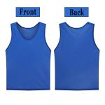 12 Pack Soccer Scrimmage Vests with Carry Bag