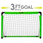 Franklin Sports 3' Neon Green Soccer Goal Set