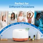 Aroma Diffuser with Mood Lighting and Humidifier