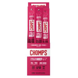 Chomps Habanero Grass-Fed Beef Jerky 24 Pack