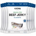 Think Jerky Classic Grass-Fed High Protein Beef Jerky