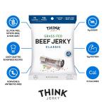 Think Jerky Classic Grass-Fed Beef Jerky, 4 Pack