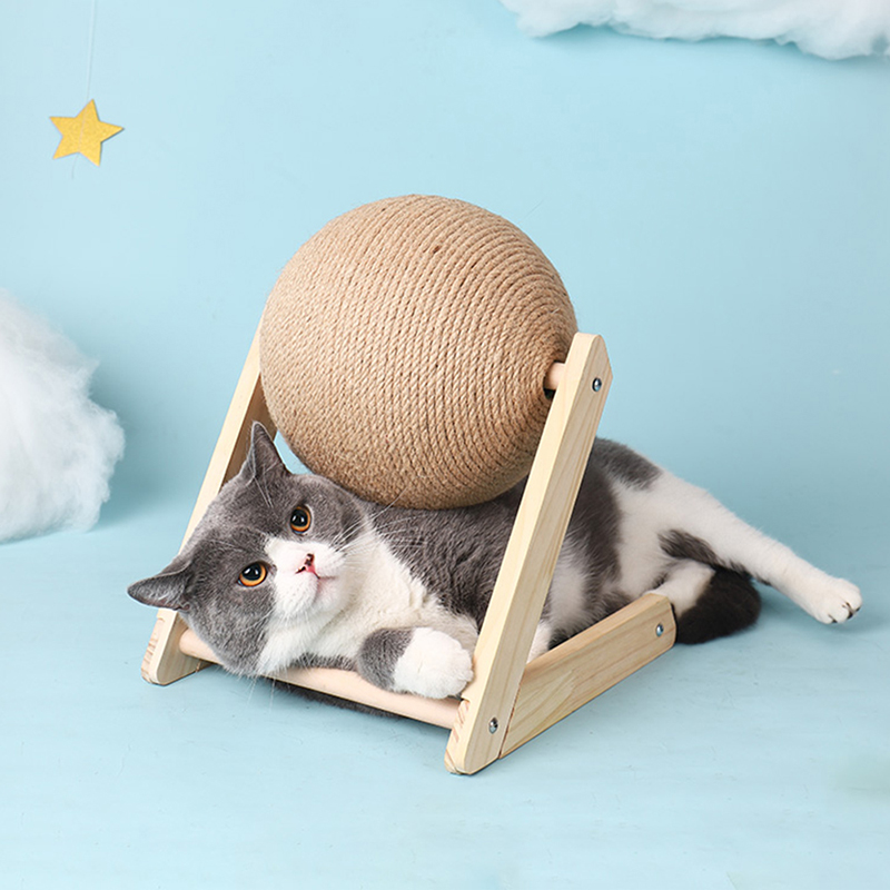 Sisal Scratching Ball Toy for Cats