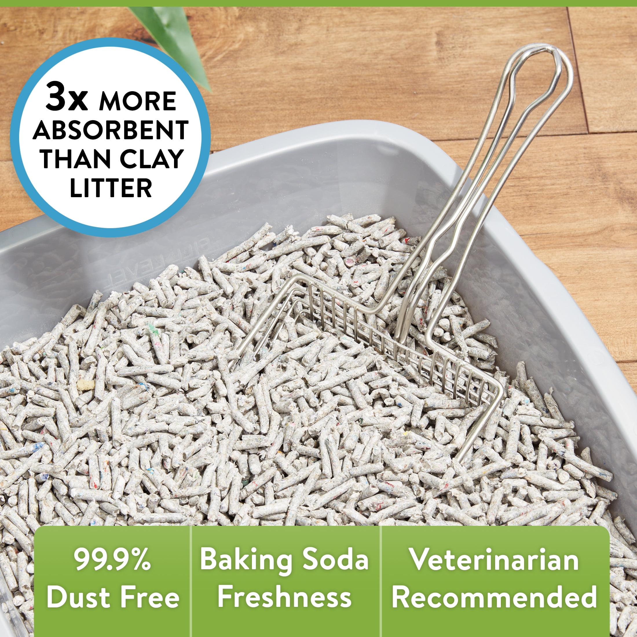 Vibrant Life Unscented Paper Pellets Cat Litter 20 lb