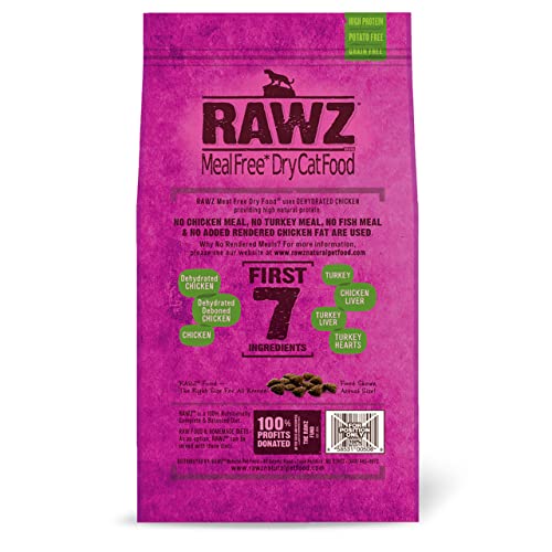 Rawz Grain-Free Dehydrated Chicken & Turkey Cat Food