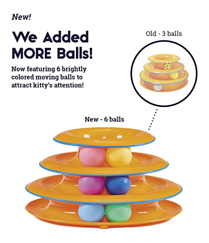 Petstages Tower of Tracks - Interactive Cat Toy