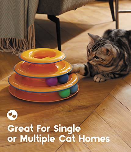 Petstages Tower of Tracks - Interactive Cat Toy