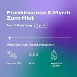 Zum Mist Room and Body Spray - Encens & Myrrh