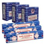 Nag Champa Incense Sticks with Cone Holder Set
