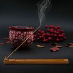 Bamboo Incense Holder for Tranquility and Style