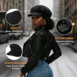 Stylish Merino Wool Beret Cap for Women