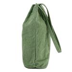 Matcha Green Corduroy Tote Bag for Women