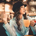 Stylish Merino Wool Beret Cap for Women