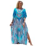 Plus Size Lightweight Kaftan Dress for Women