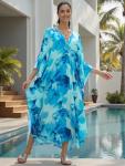 Plus Size Bohemian Kaftan Beach Cover Up