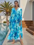 Plus Size Bohemian Kaftan Beach Cover Up
