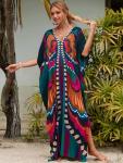 Plus Size Kaftan Dress Beach Cover-Up Maxi