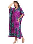 Miss Lavish London Plus Size Summer Kaftan Dress