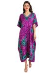 Miss Lavish London Plus Size Summer Kaftan Dress