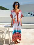 Women’s Side Split Kaftan Beach Cover Up Dress
