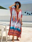 Women’s Side Split Kaftan Beach Cover Up Dress