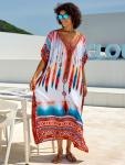 Women’s Side Split Kaftan Beach Cover Up Dress