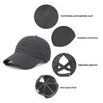 Stylish Adjustable Ponytail Baseball Cap for Women