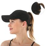 Stylish Adjustable Ponytail Baseball Cap for Women