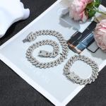 Stylish Silver Jewelry Set for Women and Men