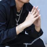 Stylish Silver Jewelry Set for Women and Men